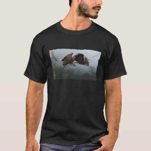 EAGLE, CROW, TOTEM POLE & MISTY FOREST Gifts T-Shirt