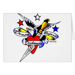 Eagle, Dagger & Heart Old Skool Tattoo