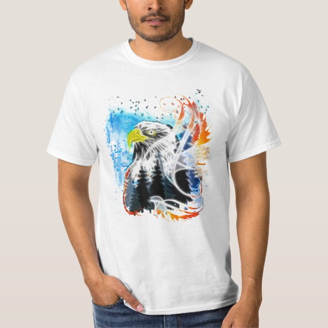 Eagle Design-fractalius T-Shirt (Front)