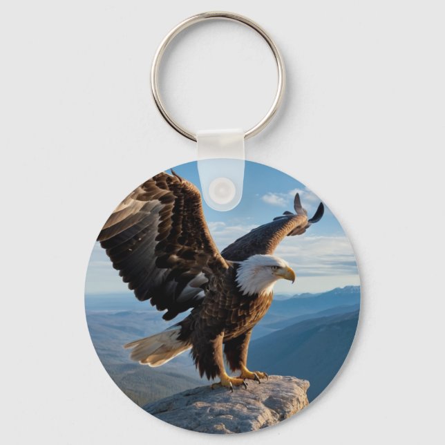 Eagle design key ring (Front)