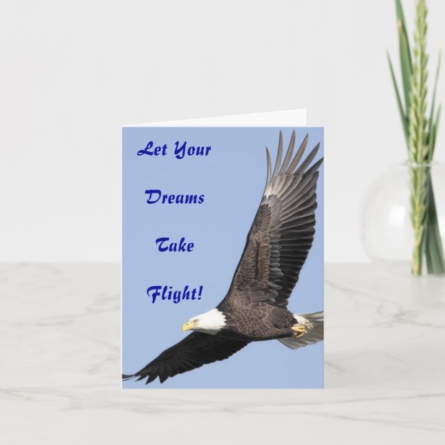 Eagle Dreams Greeting Card (Front)