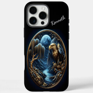 Eagle Ethereal Glow Of A Full Moon iPhone 16 Pro Max Case