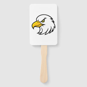 Eagle face hand fan