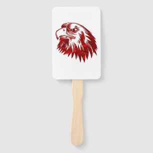 Eagle Face Hand Fan