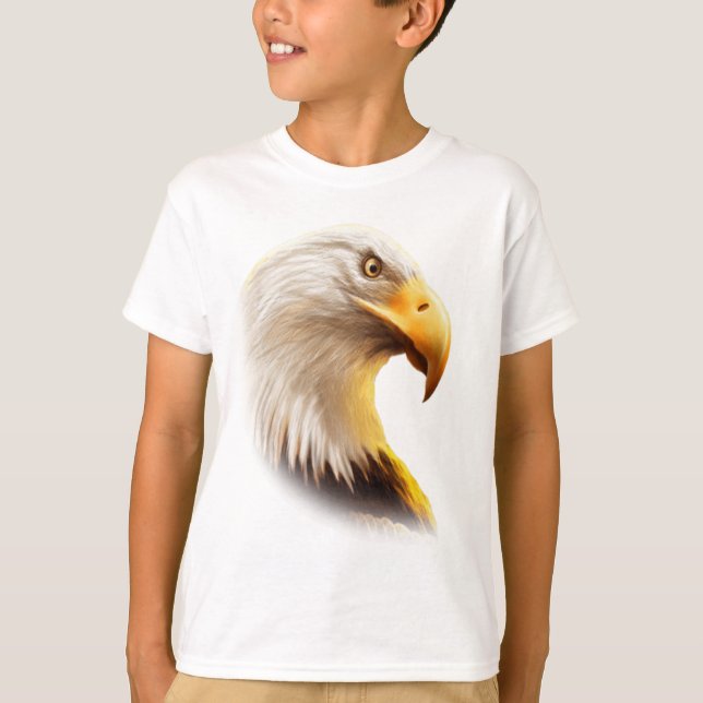 Eagle face  T-Shirt (Front)
