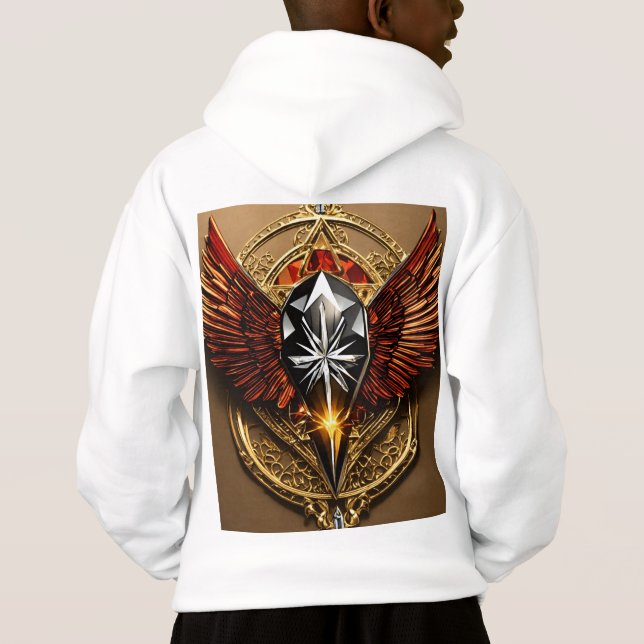 Eagle Faith Hoodie – Christian Church Symbol Hoodi (Back)