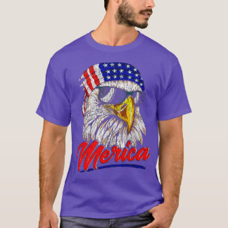 Eagle Fang Karate 4th Of July American Flag merica T-Shirt