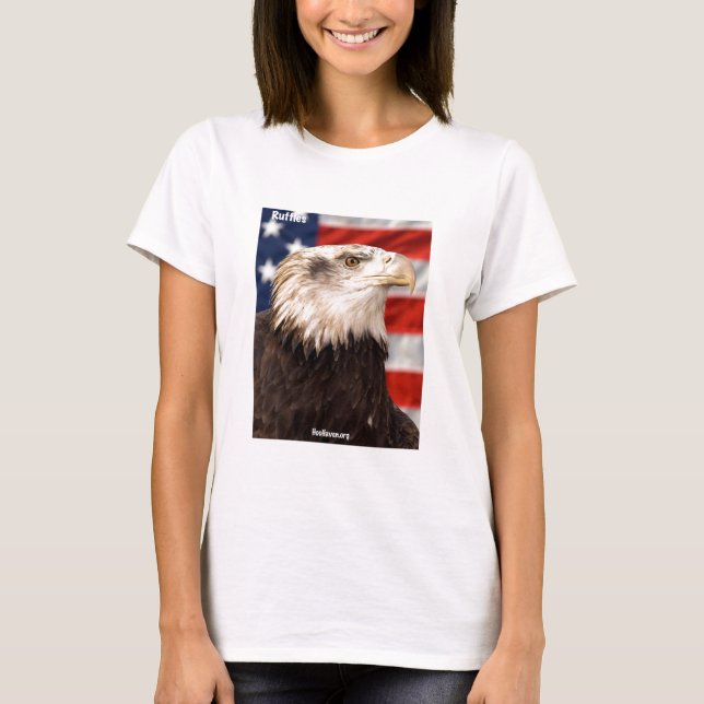 Eagle Fitted Ladies T-shirt (Front)