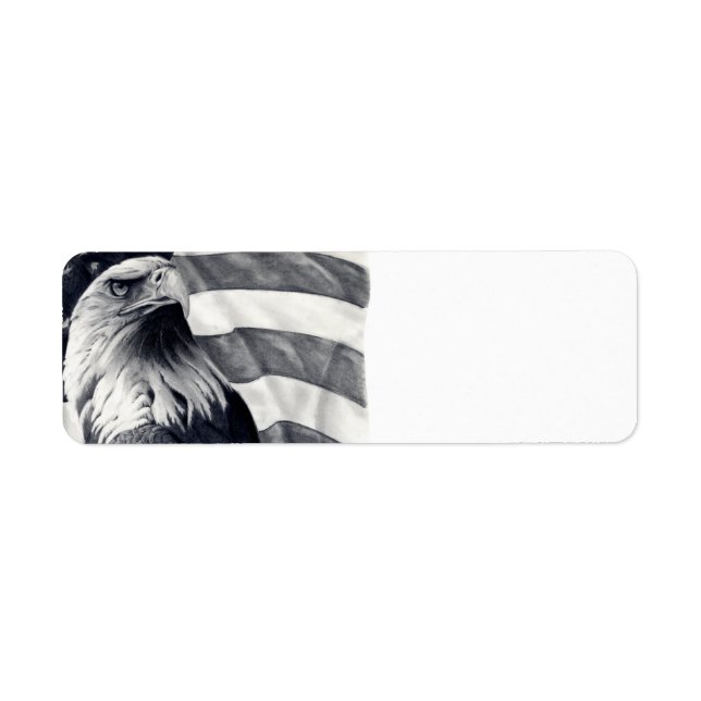 Eagle & Flag Return Address Labels (Front)