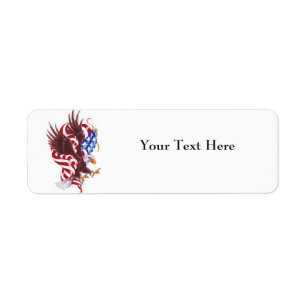 Eagle Flag Return Address Labels