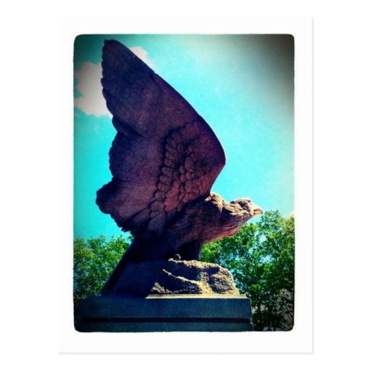 eagle flight postcard