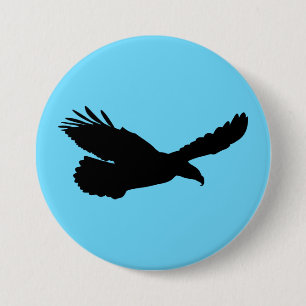 Eagle Flying Button - Custom Colour