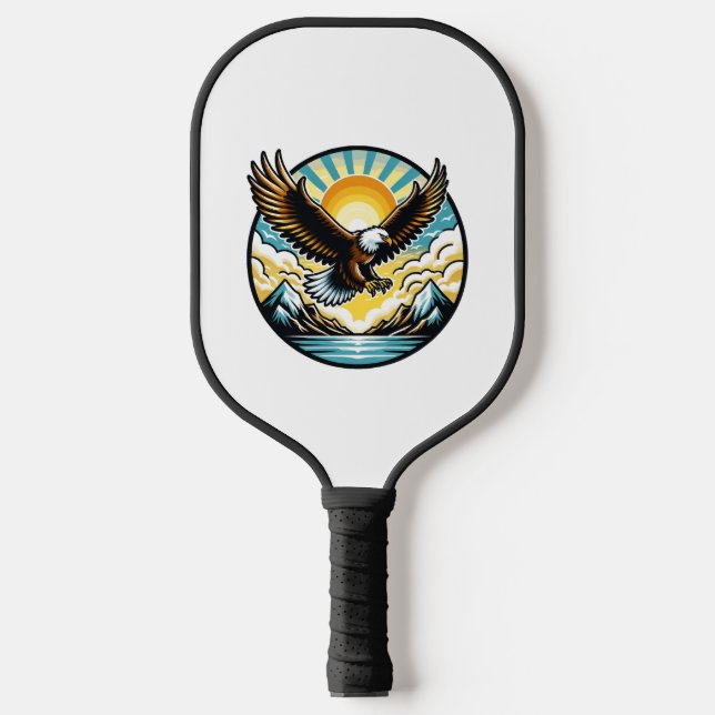 eagle flying pickleball paddle (Front)