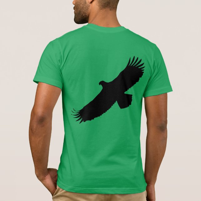Eagle Flying T-Shirt - Choose Colour (Back)