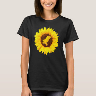 Eagle For Women Men Hawk Animal Sunflower T-Shirt
