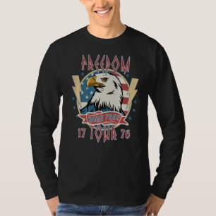 Eagle Freedom Tour Born To Be Free 1776 Vintage 4t T-Shirt