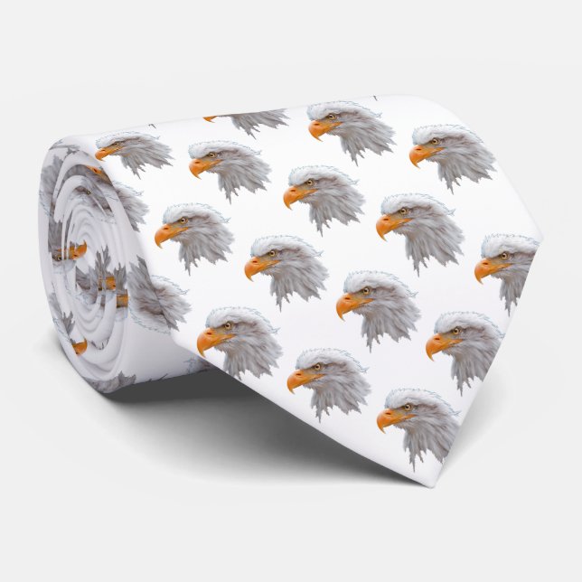 Eagle Frenzy Tie (Choose Colour) (Rolled)