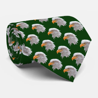 Eagle Frenzy Tie (Dark Green)