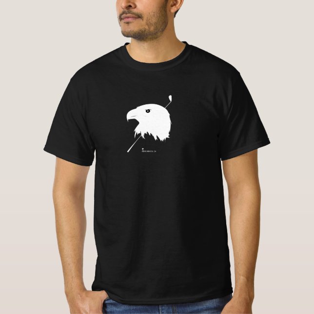 EAGLE GAME FACE WHT GOLF T-Shirt (Front)