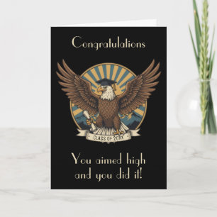 Eagle Graduation Customizable Card