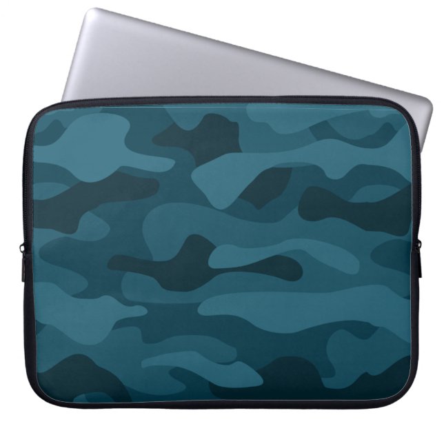Eagle Green Monocolor Camo Laptop Sleeve (Front)