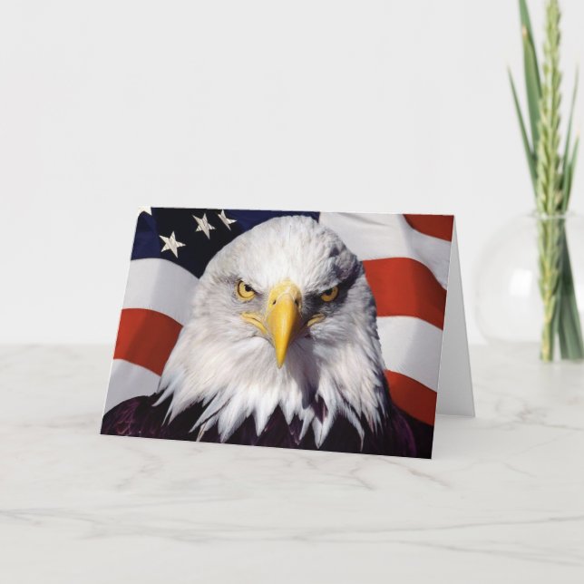 Eagle Greeting Card (Front)