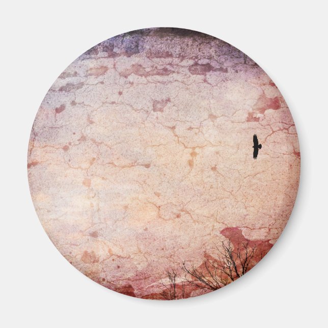 Eagle Grunge Magnet (Front)