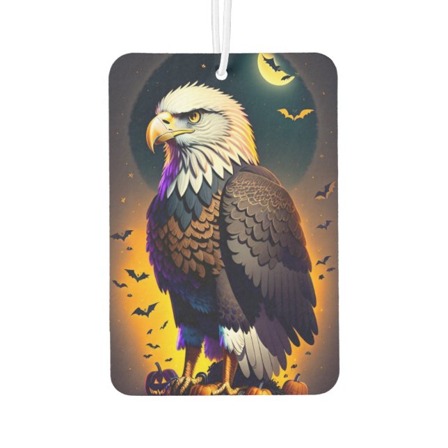 Eagle Halloween  Car Air Freshener (Back)