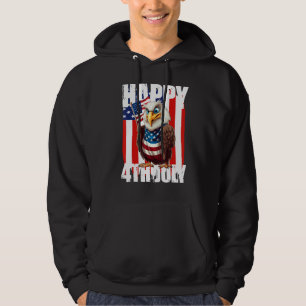 Eagle Happy 4th Of July Patriotic American 1 Hoodie