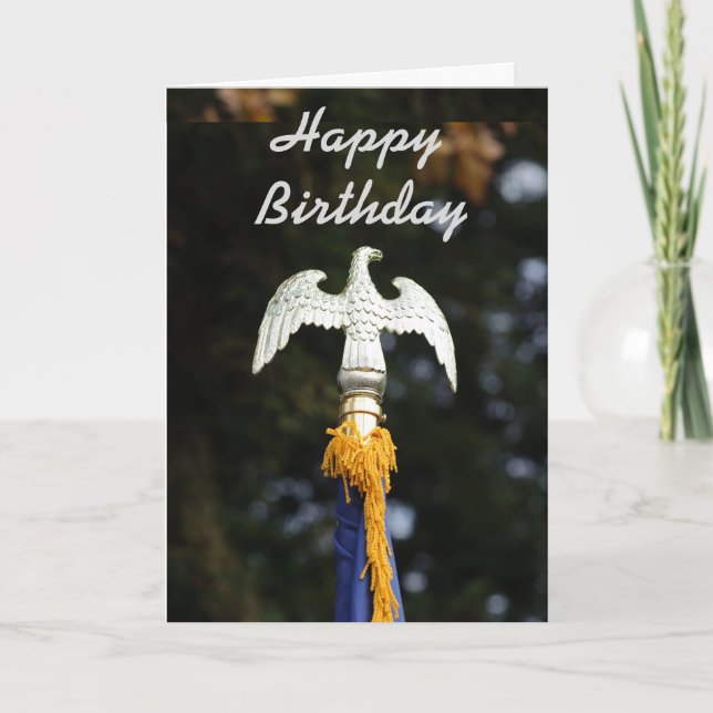 Eagle Happy Birthday card (Front)