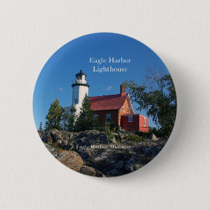 Eagle Harbor Lighthouse button