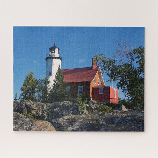 Eagle Harbor Lighthouse Jigsaw Puzzle (Horizontal)