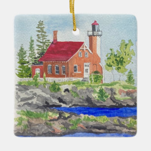 Eagle Harbor lighthouse ornament