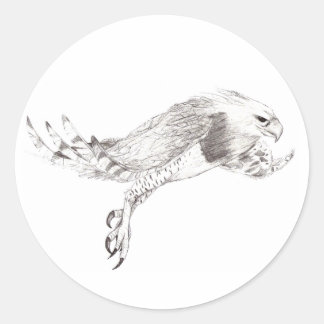 Eagle Harpy Classic Round Sticker