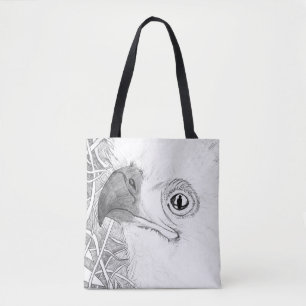 EAGLE HARRIET + M KEEP AN EYE ON THE FUTURE 2 SIDE TOTE BAG