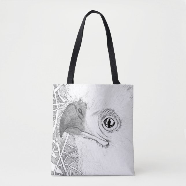 EAGLE HARRIET + M KEEP AN EYE ON THE FUTURE 2 SIDE TOTE BAG (Front)
