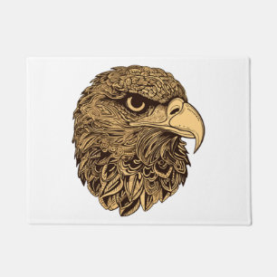 Eagle head animal doormat