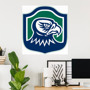 Eagle Head Crest Poster