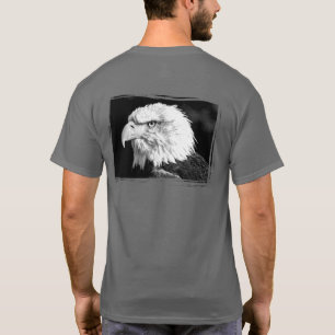 Eagle Head Dark Grey Template Modern T-Shirt