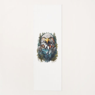Eagle Head in Forest Yoga Mat
