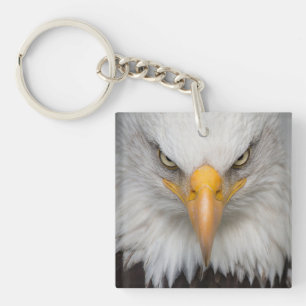Eagle Head Key Ring
