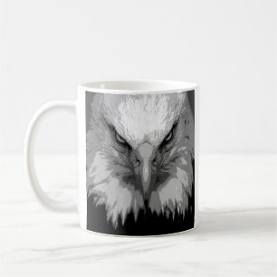 Eagle Head Modern Pop Art Template Animals Coffee Mug