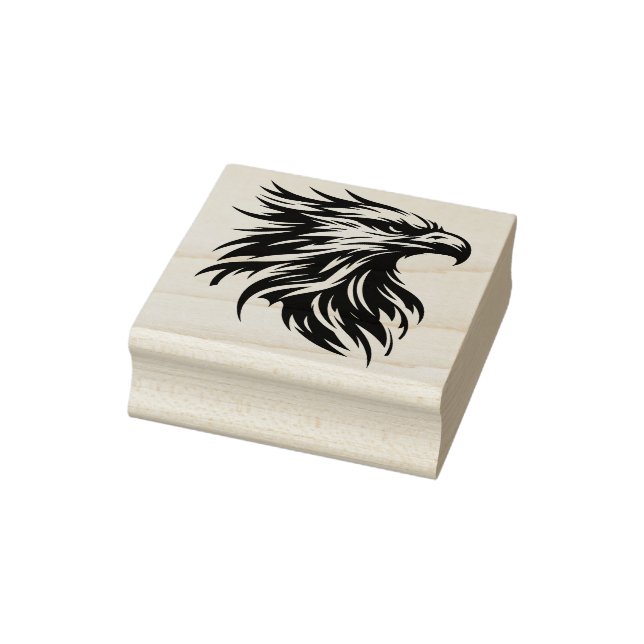Eagle Head Rubber Stamp (Stamp)