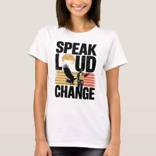 Eagle Hitchhiker Sunset Silhouette T-Shirt