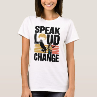 Eagle Hitchhiker Sunset Silhouette T-Shirt