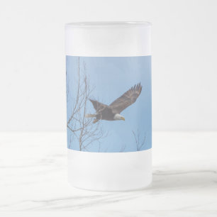 Eagle In Flight Frosted Mug