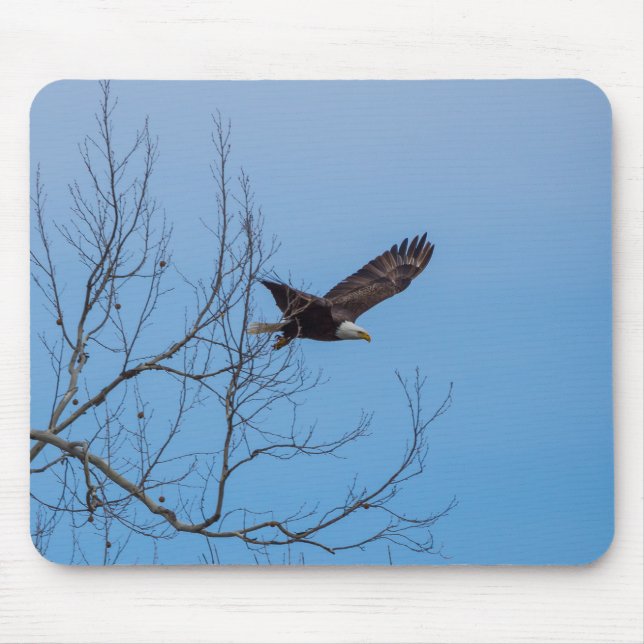 Eagle In Flight Mouse Mat (Front)