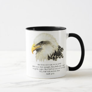 Eagle - Inspirational - Scripture - They that wait Mug