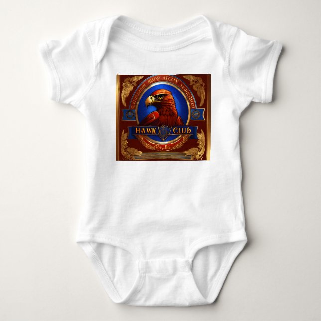 Eagle is a symbol of courage baby bodysuit (Front)