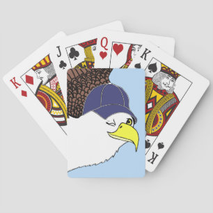 Eagle Joe Loves All Sports And Games Playing Cards